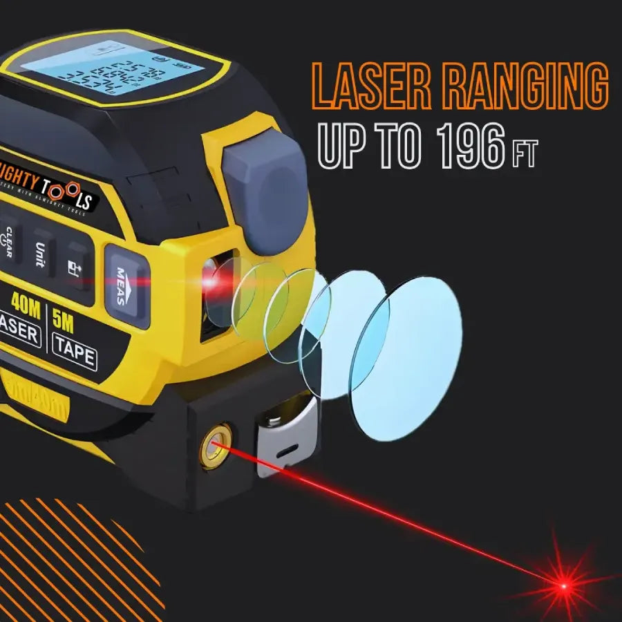 The Almighty Ruler® | Laser Tape Measure Ruler for DIY & Home Projects ...