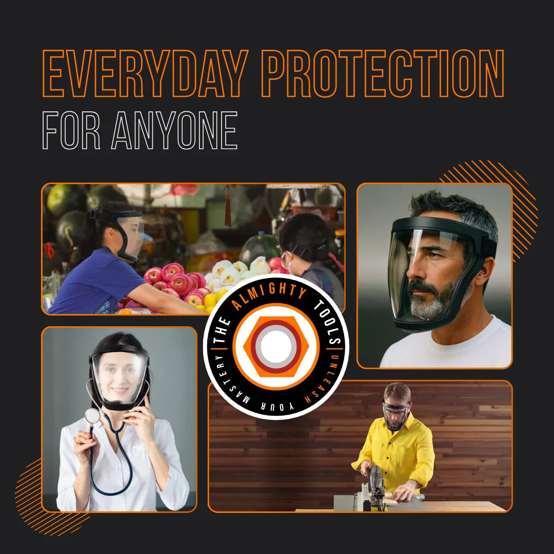 People wearing Almighty Protection Mask in daily, medical, and industrial settings