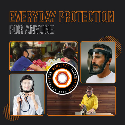 People wearing Almighty Protection Mask in daily, medical, and industrial settings